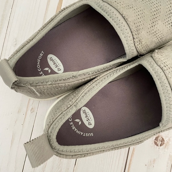 DR. SCHOLL’S Gray Suede Slip On Loafers - Picture 7 of 11